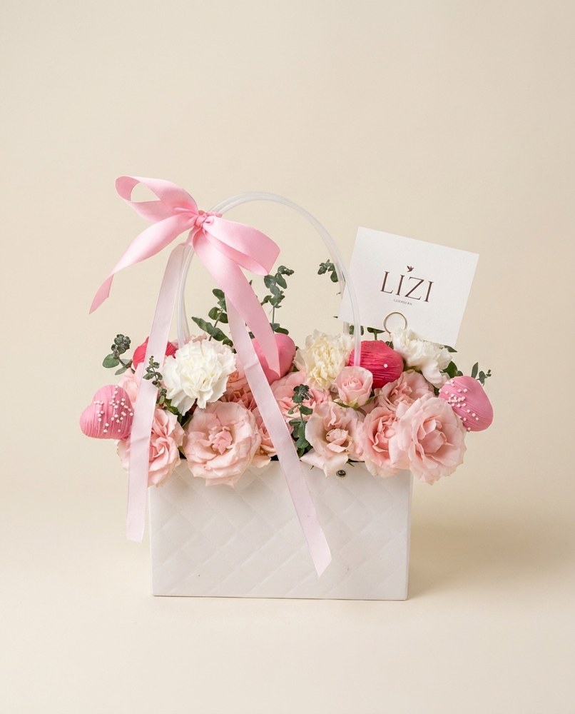 Canasta de Mini Rosas
