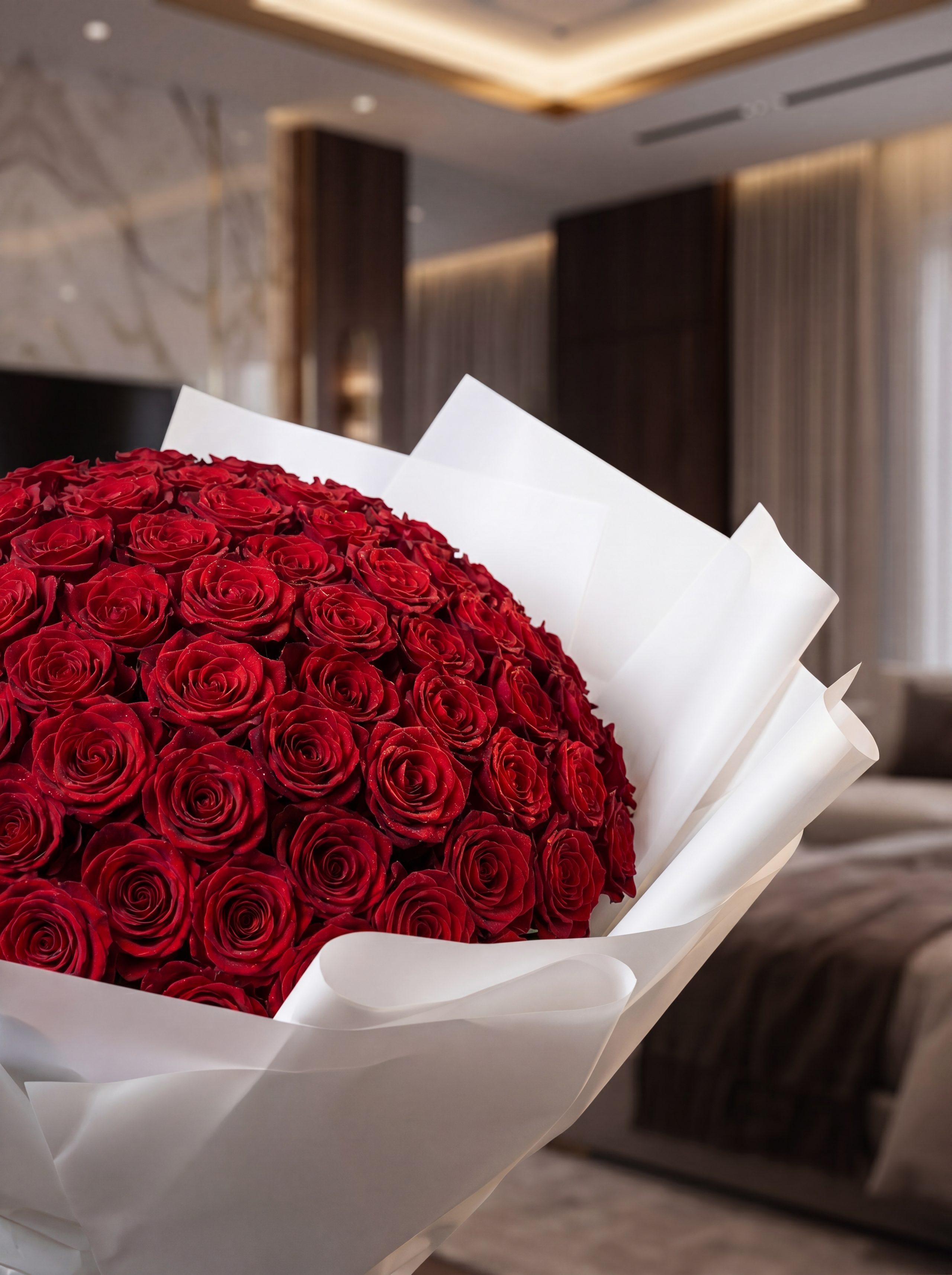Bouquet de rosas rojas premium Lizi Flowers